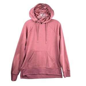Athletic Works Hoodie Pullover Women's Small Mauve Pink Drawstring Pocket